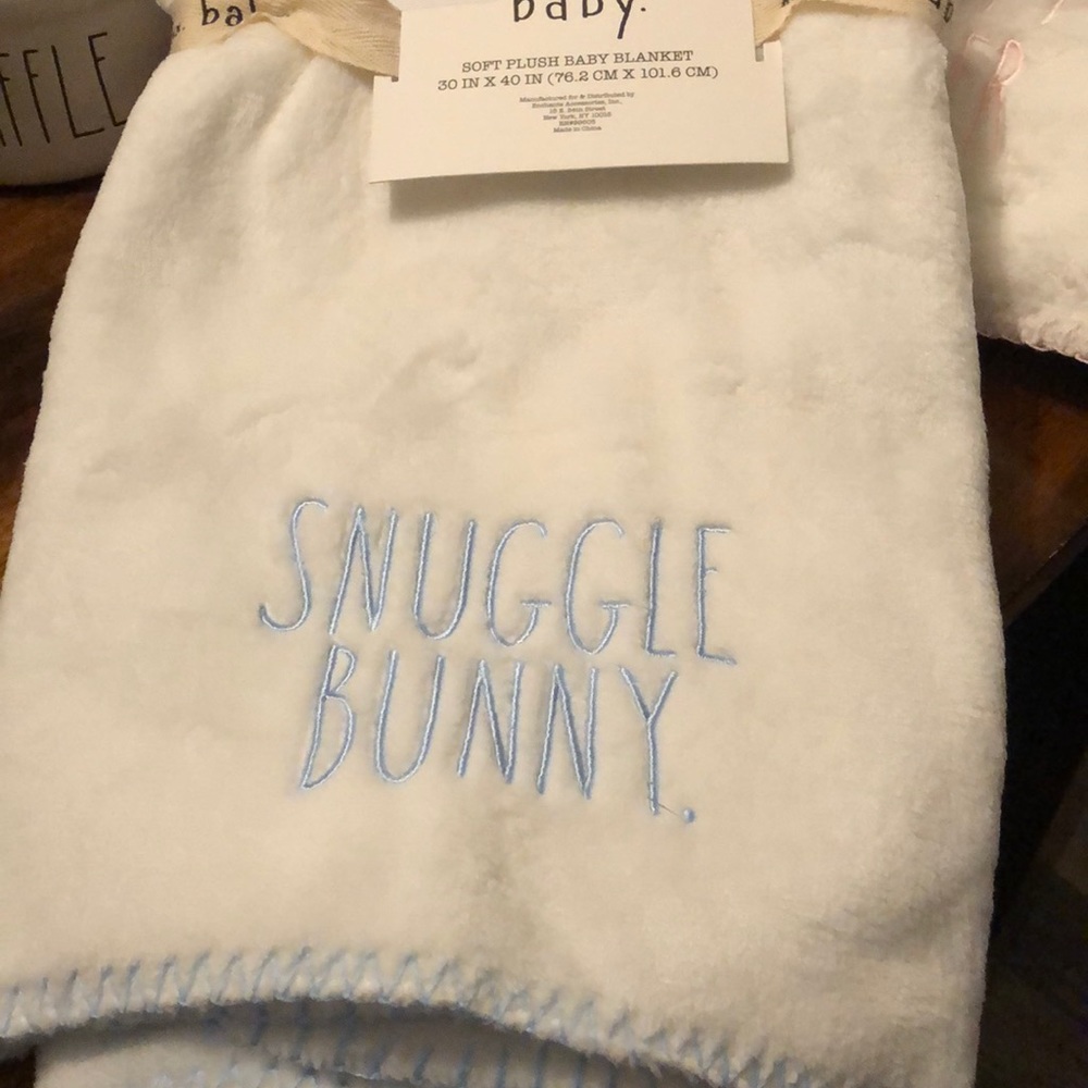 Rae Dunn Easter Baby Blanket